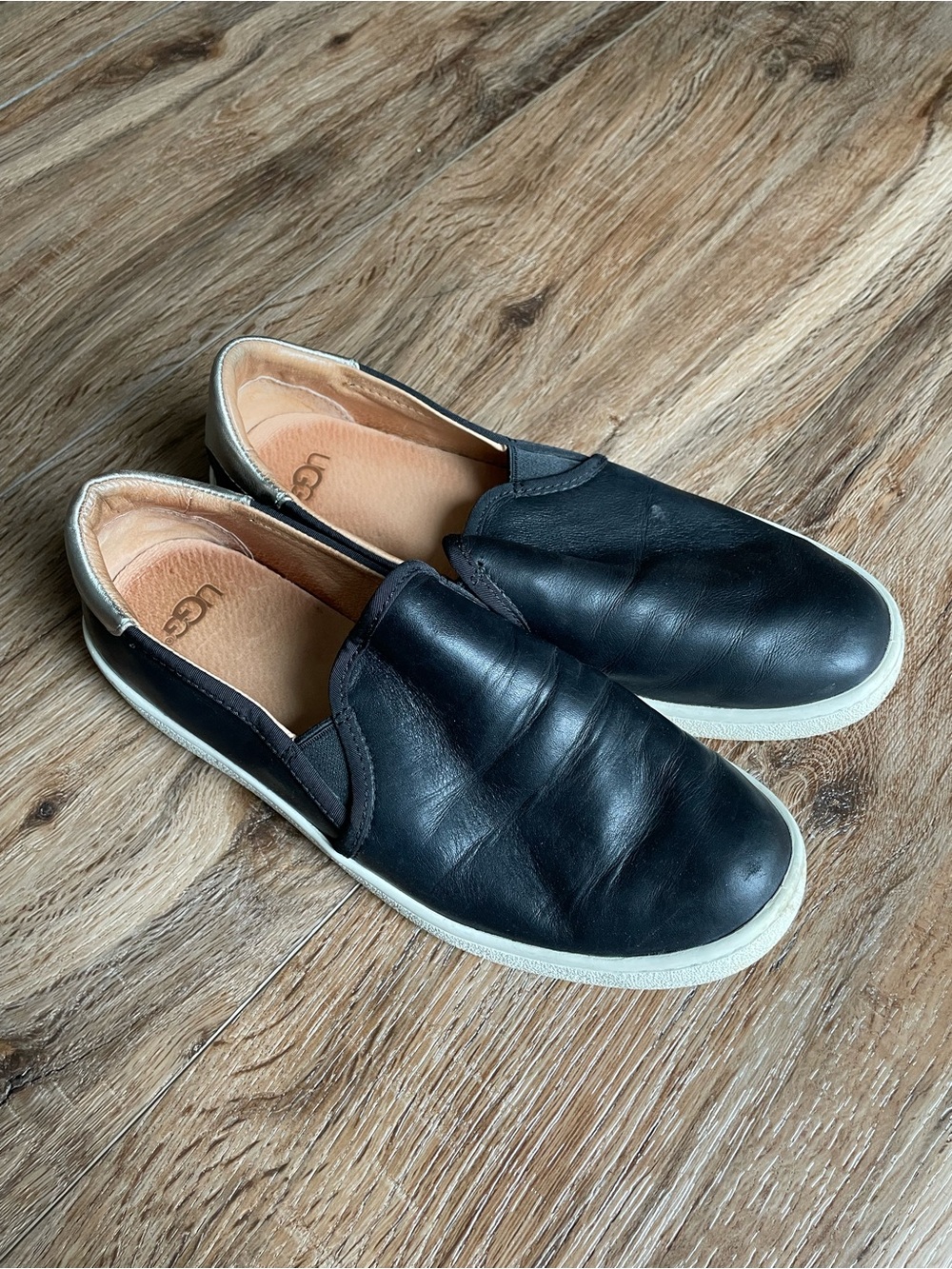 UGG Women's Black Slip-On Sneakers - Picture 2 of 5